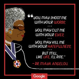Dr. Maya Angelou Google Doodle