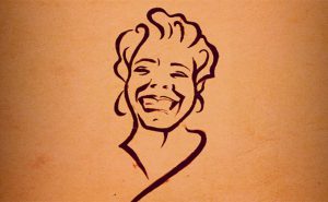 Dr. Maya Angelou illustration