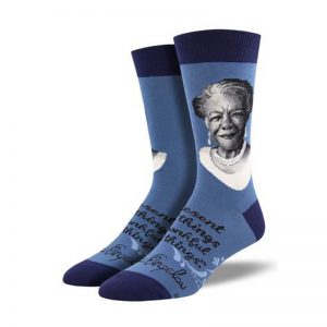 SockSmith Maya Angelou Portrait Mens Socks