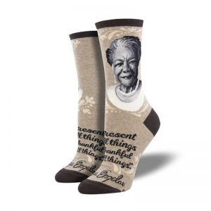 SockSmith Maya Angelou Portrait Womens Socks