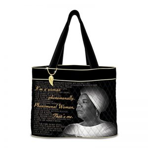 Dr. Maya Angelou - Phenomenal Woman - Bradford Exchange tote