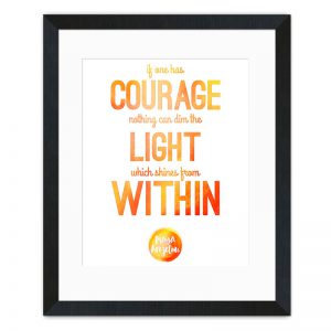 Continue - Maya Angelou Inspirational Art