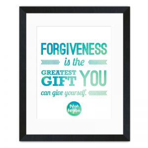 Forgiveness - Maya Angelou Inspirational Art