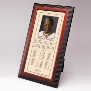 Maya Angelou Framed Desktop Print