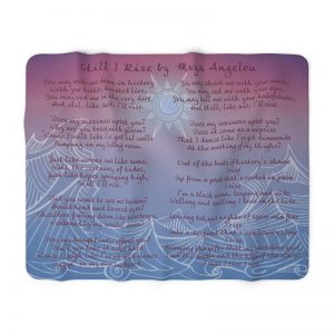 Still I Rise sherpa fleece blanket