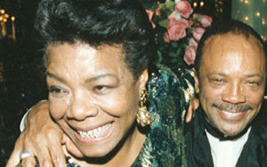 Celebrating Dr. Maya Angelou’s 95th Birthday: Maya Angelou along side Quincy Jones