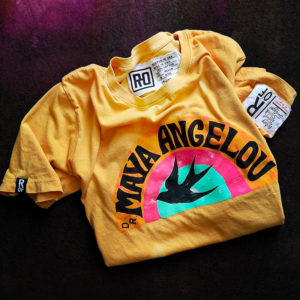 Maya Angelou And Still I Rise Yellow Tee