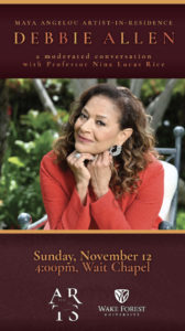 Attend Wake Forest University’s Maya Angelou Artist in Residence Event with Debbie Allen