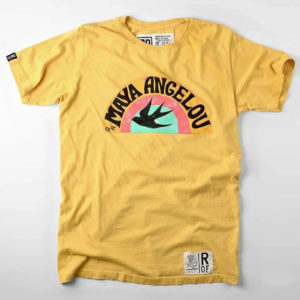 Maya Angelou And Still I Rise Yellow Tee