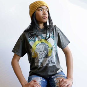 Maya Angelou Photo Black Women's Tee